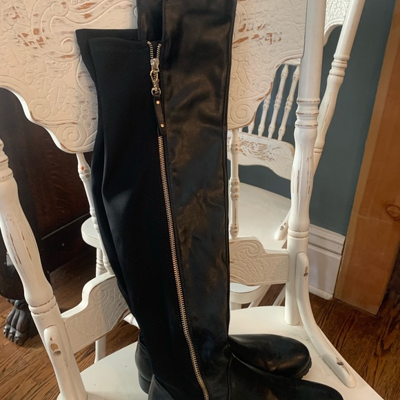 NWOT Aldo Leather like Over the Knee Boots - Picture 2 of 9